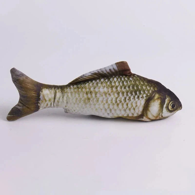 20 cm Realistic Plush Fish Cat Toy